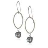 in2 design annika grey fresh water pearl and link earring