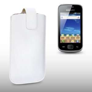  SAMSUNG GALAXY GIO S5660 WHITE PU LEATHER CASE, BY 