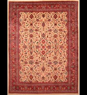 Area Rugs Handmade Carpet Persian Sarouk Wool 10 x 14  