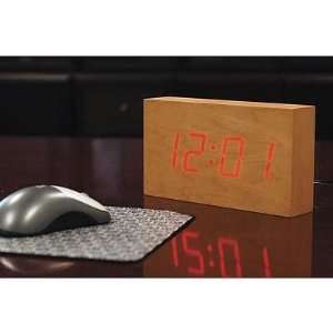  Japanese Designer Patented Wood LED Clock High Office 