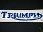 triumph motorcycles 11 logo vinyl decal tool box truck returns