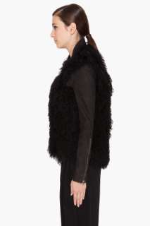 Helmut Lang Mongolian Fur Jacket for women  