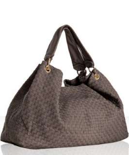Deux Lux clay basketwoven Luella large hobo  