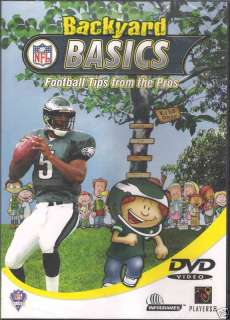 NFL Pros Backyard Basics Football Training Tips DVD New  