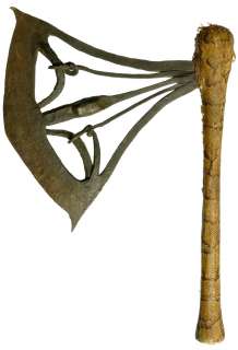 19thC. AFRICAN SONGE TRIBE CONGOLESE AXE. CENTRAL CONGO  