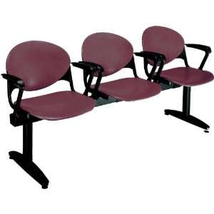    Beam 3 Seat Bench with Arms by KFI Seating
