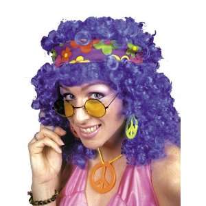  Costumes For All Occasions FW8560BU Wig Funky Blue Toys & Games