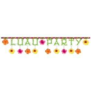  Luau Party Banner Case Pack 4