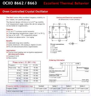 UCT 10 Mhz Double Oven OCXO  