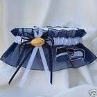 Wedding Garter w Seattle Seahawks fabric sport prom