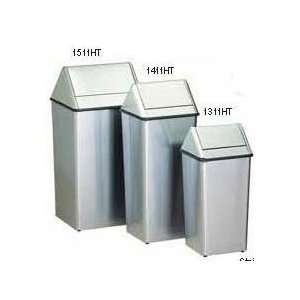   Steel Push Top & Swing Top Trash Cans 