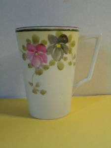 OH NIPPON MUG PATTERN UNKNOWN HAND PAINTED PORCELAI  