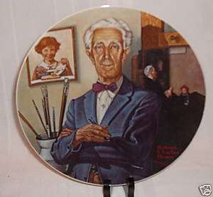 TRIBUTE TO NORMAN ROCKWELL Robert Charles Howe Plate  