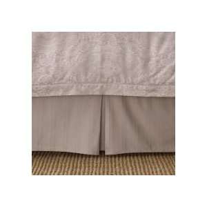  LAUREN HOME Suite Striped Bed Skirt