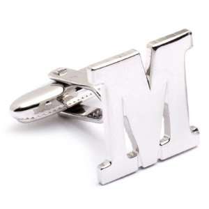  Letter Cufflink Set M and D Jewelry