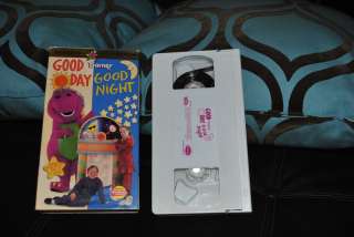 Good Day Good Night Barney VHS Video. Comes with original slip cover 