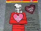 Peanuts Snoopy Valentine Gel Gelz Love Be Mine NEW SIP  