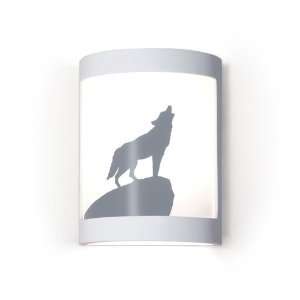  A19 F200H Lone Wolf Wall Sconce