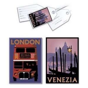  Luggage Tags   London OR Venice