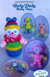 Crochet Roly Poly Baby Toys Annie Potter Original  
