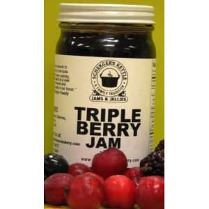 Triple Berry Jam, 4.5 oz  Grocery & Gourmet Food
