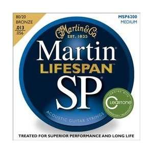  Martin SP 6200 80/20 Bronze Lifespan Coated Acoustic 