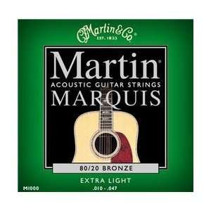  Martin M1000 Marquis 80/20 Bronze Extra Light Acoustic 