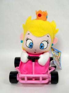 Super Mario Kart Princess Peach Plush Doll Takara  