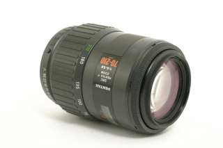 Pentax F AF 70 210mm f/4 5.6 SMC Telephoto Zoom Lens 70 210 for K10 