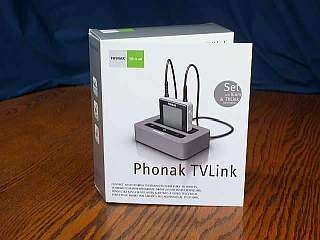 PHONAK TV LINK PACKAGE WITH ICOM   NEW   LOW COST USA RAPIDSHIP 