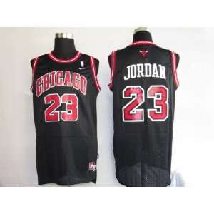  Michael Jordan #23 Black Chicago Swingman Jersey   Mens X 