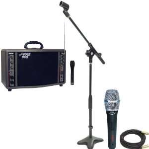   Microphone   PMKS7 Compact Base Microphone Stand   PPMCL50 50ft