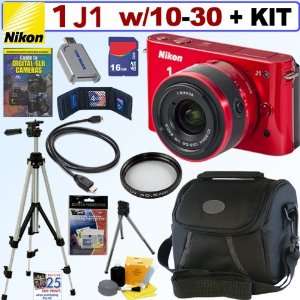  Nikon 1 J1 10.1 MP HD Mirrorless Compact Digital Camera System 