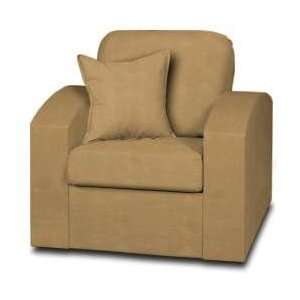  Mission Buff Faux Leather Bay Chair