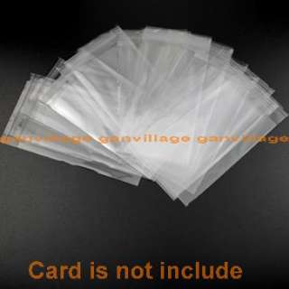200 Lot Clear Self Adhesive Seal Plastic JEWELRY Retail Packing Bags 3 