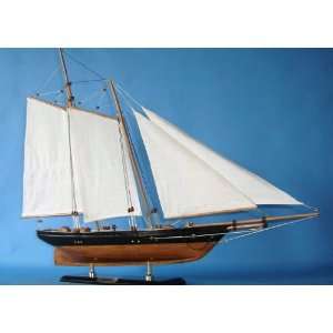  44 Model Sailboat   Already Built Not a Kit   Wooden Sail Boat 