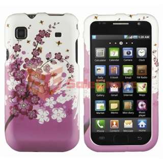 Pink Flower Hard Case Cover for Samsung Galaxy S Plus  