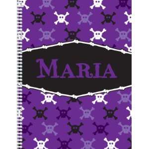  Purple Pirate Personalized Notebook