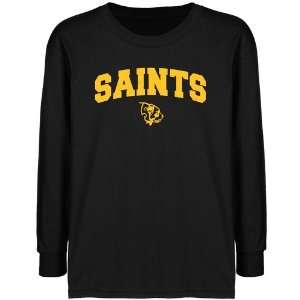    Siena Saints Youth Black Logo Arch T shirt