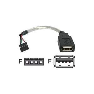 USB A Female to USB Motherboard 4 Pin Header F/F   USB cable   4 pin 