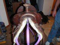   High Back Hard Seat Ranching Work Horse Saddle 15 Collectors  