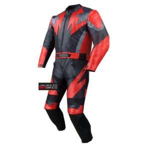  2PC MOTORCYCLE BIKE RACING RIDING LEATHER SUIT ARMOR 48 