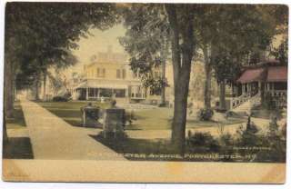 Port Chester NY   WESTCHESTER AVE MANSIONS   Postcard  