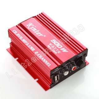NEW Red 500W 2 Ch Digital Power Amplifier AMP Home Hi Fi Stereo  