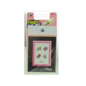   Pack 117 Nail Art With Heart/Flower Design