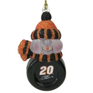  Tony Stewart NASCAR Light Up Acrylic Snowman Ornament (3 