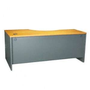   Desk Module, 71w x 35 1/2d, Natural Cherry/Graphite Gray Home