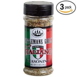   Grill Dantes Italiano Seasoning, 5 Ounce Plastic Jars (Pack of 3