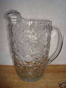 NEW Princess House Fantasia Clear Crystal Pitcher 546  