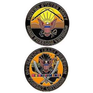  U.S. Navy Operation Iraqi Freedom Combat Veteran Challenge Coin 